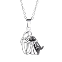Zweifarbige Silber und Schwarz
